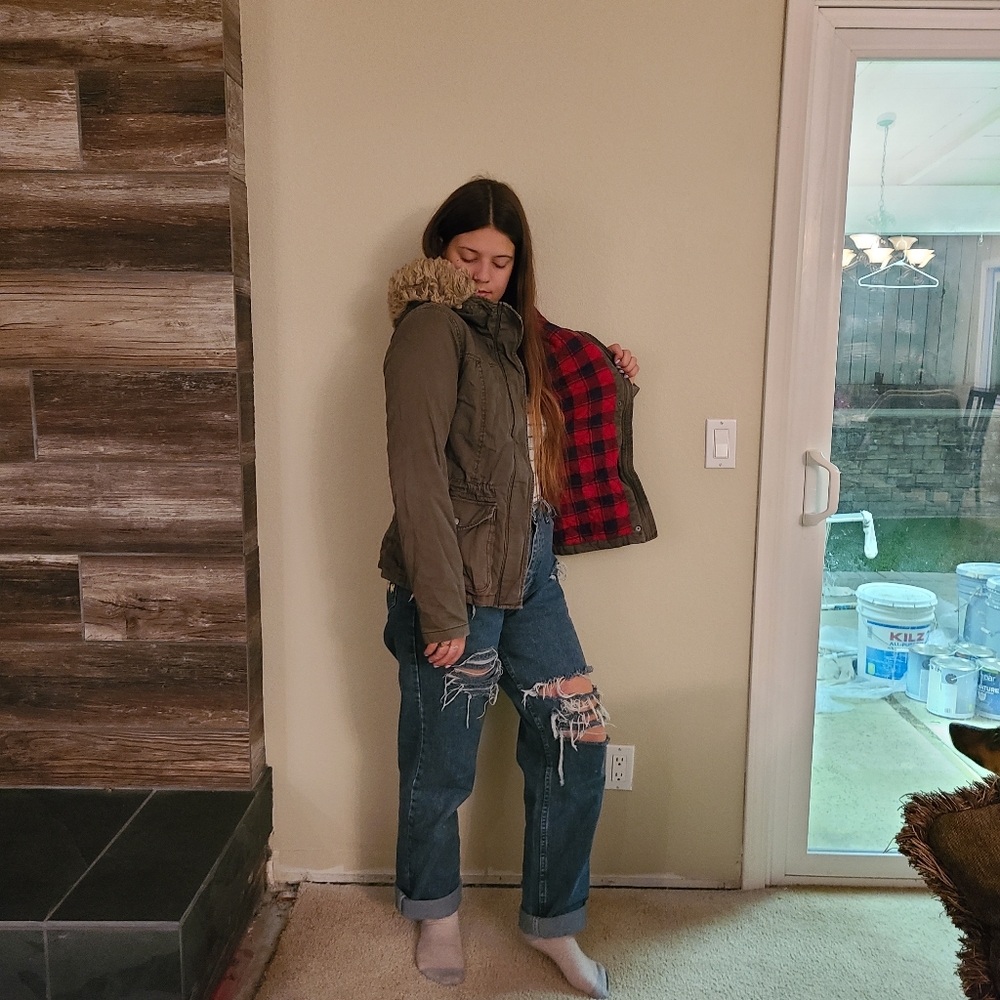 Warm hollister jacket